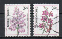 Norway, 1990, Orchids, Set, USED - Gebruikt