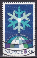 Norway, 1990, Winter City Events, 5kr, USED - Gebruikt