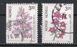 Norway, 1990, Orchids, Set, USED - Gebruikt