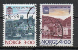 Norway, 1989, Town Bicentenaries, Set, USED - Oblitérés