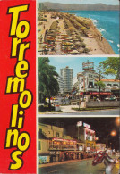 Spanien - Costa Del Sol - Torremolinos - 3 Old Views - Street - 3x Nice Stamps - Malaga
