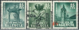 SPAIN, VALENCIA STAMPS SET OF 3, USED. - Oblitérés