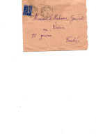 LETTRE AFFRANCHIE N° 365 -OBLITERATION OCTOGONALE POINTILLEE  NOTRE DAME DE MONTS -VENDEE - ANNEE 1938 - Mechanical Postmarks (Other)