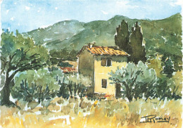 PROVENCE PITTORESQUE - AQUARELLE DE ROMAY - UN CABANON A LA RUSTIQUE BEAUTE - Provence-Alpes-Côte D'Azur