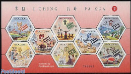 Macao 2003 I Ching Pa Kua 8v M/s, Mint NH, Nature - Birds - Horses - Unused Stamps