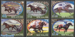 New Zealand 2002 Group One Winners 6v, Mint NH, Nature - Horses - Ungebraucht