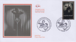 Enveloppe  FDC  1er  Jour    FRANCE   EDITH  PIAF   Emission  Commune  FRANCE - U.S.A   2012 - 2010-2019