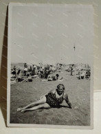 Italia Foto Spiaggia Stabilimento Vittoria FIUMICINO 1961. - Europe