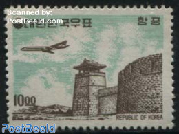 Korea, South 1962 10.00, Stamp Out Of Set, Mint NH, Transport - Aircraft & Aviation - Avions