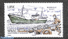 Saint Pierre And Miquelon 2023 Le Rodrigue 1v, Mint NH, Transport - Ships And Boats - Barcos