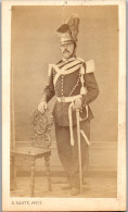  Carte De Visite Cdv Photographie Vintage A. Basté Rouen Militaire Uniforme  - Guerre, Militaire