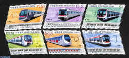 Hong Kong 2023 Railway Developments 6v, Mint NH, Transport - Railways - Neufs