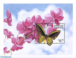 Antigua & Barbuda 1999 Butterfly S/s, Mint NH, Nature - Butterflies - Antigua Et Barbuda (1981-...)