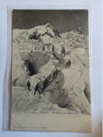 CPA -  Chamonix Ascension Du Mont Blanc 6123 Circulé 1908 - Chamonix-Mont-Blanc