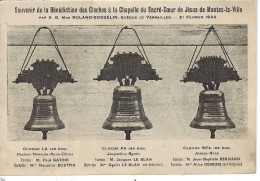 78 - MANTES LA VILLE - Souvenir De La Bénédiction Des Cloches à La Chapelle Du Sacré Coeur De Jésus - Mantes La Ville