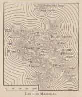 Les Iles Marshall - Mappa Epoca - 1916 Vintage Map - Carte Geographique