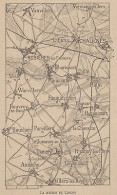 La Région De Lihons - France - Mappa Epoca - 1915 Vintage Map - Geographical Maps