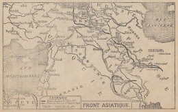 Première Guerre Mondiale - Front Asiatique - Mappa - 1917 Vintage Map - Landkarten