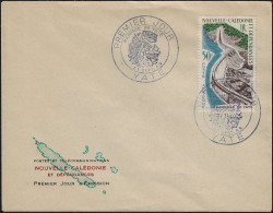 Nouvelle Calédonie 1959 Y&T PA 70, FDC. Barrage De Yaté - Eau