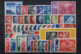 DDR, MiNr. 242-297, Jahrgänge 1949-1951, Kollektion, Postfrisch - Nuovi