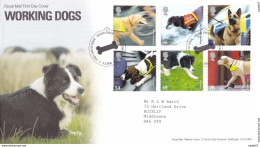 England Great Britain FDC 05.02.2008 Working Dogs - 2001-10 Ediciones Decimales