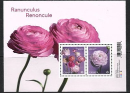 Fleur: La Renoncule. Bloc-feuillet Neuf ** - Unused Stamps