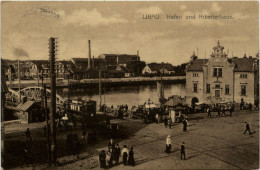 Libau - Hafen Und Arbeiterhaus - Feldpost Feldkreigsschule - Letonia