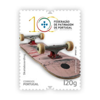Portugal ** & 100 Anos Da Federação Portuguesa Patinagem, Skatebording  2024 (61868) - Neufs