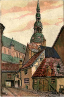 Riga - Künstlerkarte E. Deeters - Konvent Zum Heiligen Geist - Letonia