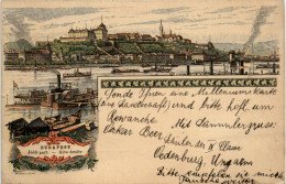 Budapest - Jobb Part - Litho - Ganzsache - Hungría