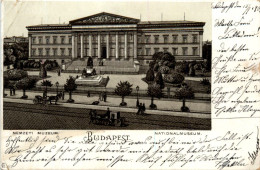 Budapest - Nationalmuseum - Litho - Hungría