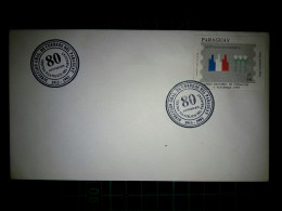 PARAGUAY, Enveloppe Avec Cachet Spécial Du 80ème Anniversaire Du Centre Philatélique Du Paraguay. Année 1993. - Paraguay