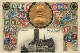 Malines - Briefmarken - Prägekarte - Malines