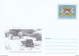 2002. Moldova, Prep. Envelope Old Trainbridge Mint/** - Ponts