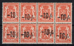 België: Cob 724 D Blok Van 8  Postfris ** Mnh - 1946 -10 %