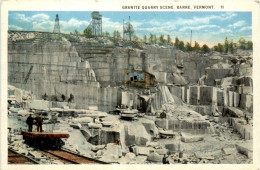 Vermont - Granite Quarry Scene - Barre - Altri & Non Classificati