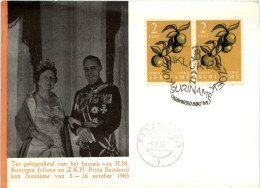 Surinam - Konigin Juliana En Prins Bernhard 1965 - Otros & Sin Clasificación