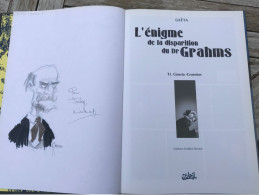L'Énigme De La Disparition Du Dr Grahms 1 Cineria Cruentus EO DEDICACE BE Soleil 11/2000 Gaeta (BI2) - Autographs