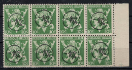 België: Cob 724 P Blok Van 8  Postfris ** Mnh - 1946 -10 %