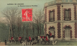 Chasse à Courre * 1908 * Scènes De Chasse , Le Rendez Vous Au Pavillon * Hunt Hunting - Chasse