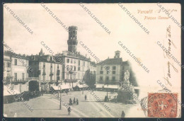 Vercelli Città ABRASA Cartolina ZT6469 - Vercelli