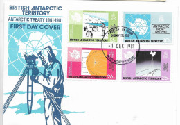 British Antartic Territory FDC 1981 - FDC