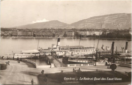 Geneve - La Rade Et Quai Des Eaux Vives - Genève