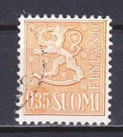 Finland, 1974, Lion/Thick Circle, 0.35mk, USED - Used Stamps