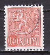Finland, 1973, Lion, 0.40mk/Phosphor, USED - Oblitérés