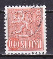 Finland, 1973, Lion, 0.40mk/Phosphor, USED - Used Stamps