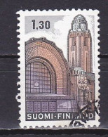 Finland, 1971, Helsinki Railway Station, 1,30mk/Phosphor, USED - Gebruikt