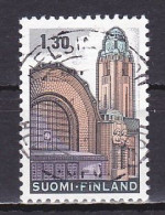 Finland, 1971, Helsinki Railway Station, 1,30mk/Phosphor, USED - Gebruikt