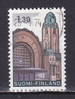 Finland, 1971, Helsinki Railway Station, 1,30mk, USED - Usados