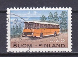 Finland, 1971, Post Bus, 0.25mk, USED - Oblitérés
